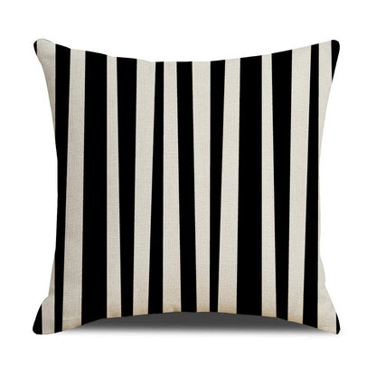 Abstract Black and White Zebra Cushion Cover for Sofa