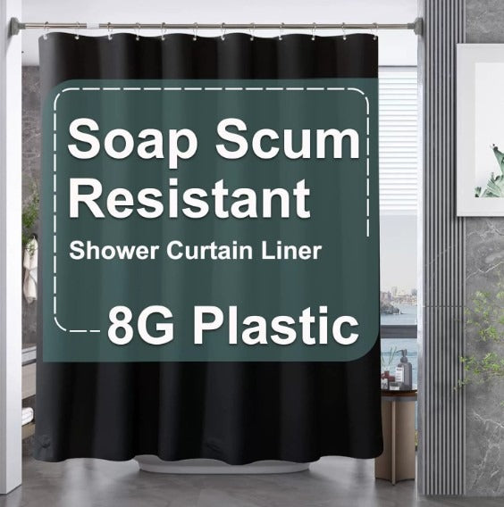 Transparent Waterproof Bath Curtain Liner