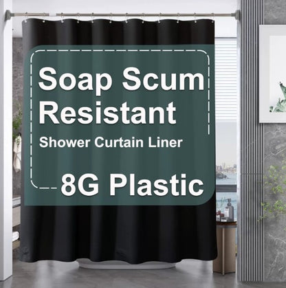 Transparent Waterproof Bath Curtain Liner