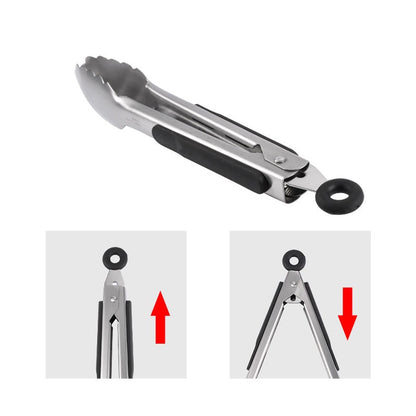 Stainless Steel Food Clip BBQ Set