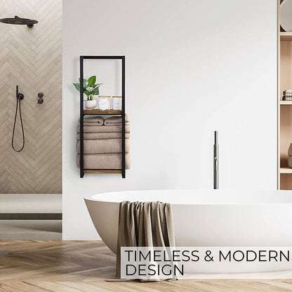 Bathroom Wall Towel Rack