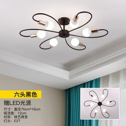 Modern Minimalist LED Ceiling Light for Bedroom and Living Room