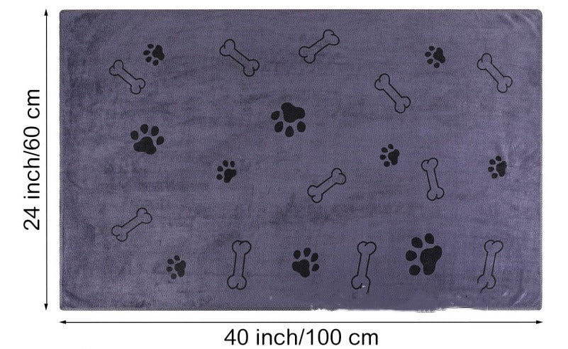 Microfiber Printed Bath Towel