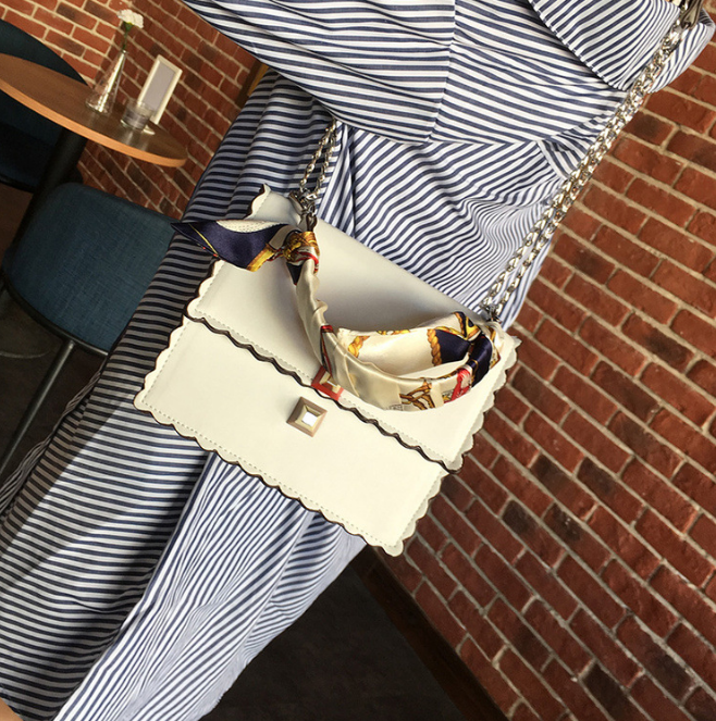 Women's Small Handbag, Minimalist Square Shoulder Bag