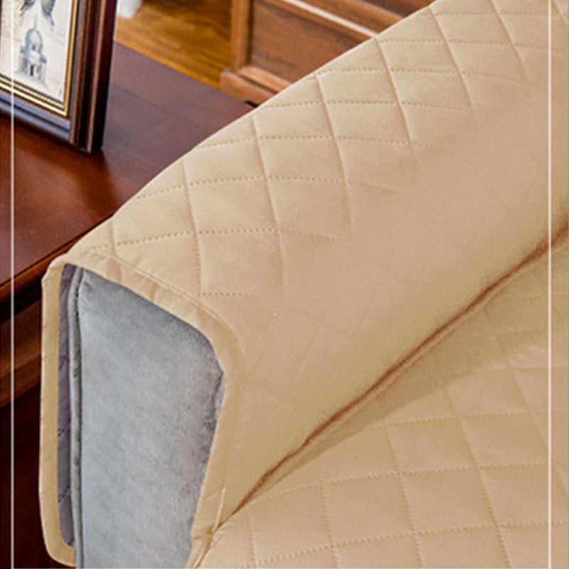 Knitted Universal Sofa Cover for Armchair (Solid Color)