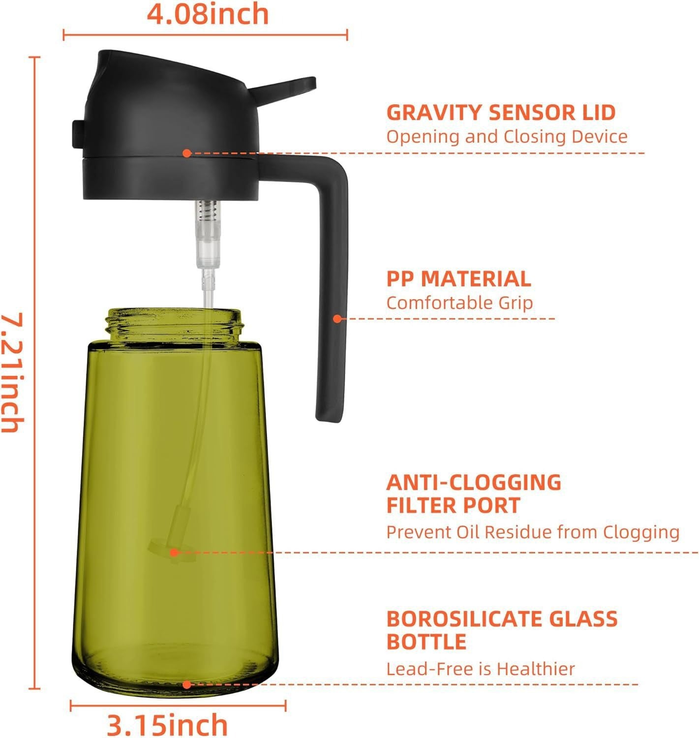Portable Glass Oil Sprayer