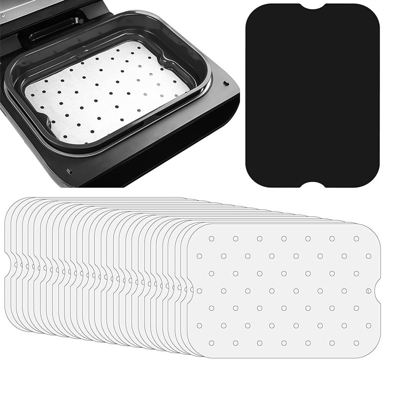 Dual Air Fryer Baking Parchment Paper 14x20.5cm