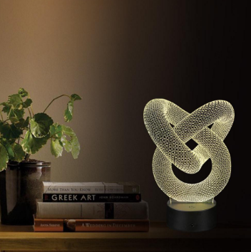 Touch Control 3D Colorful LED Night Light Decor