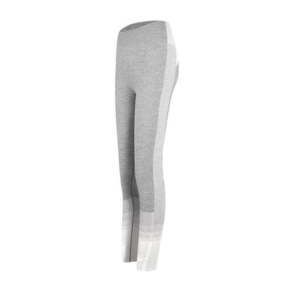 Seamless Striped Knitted Yoga Pants for Fitness