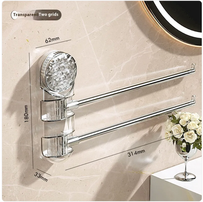 Punch-Free Rotating Towel Rack