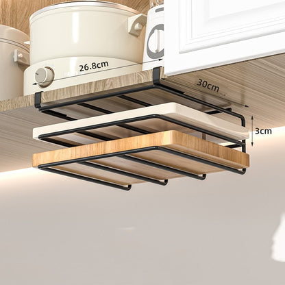 Metal Chopping Board and Lid Storage Rack