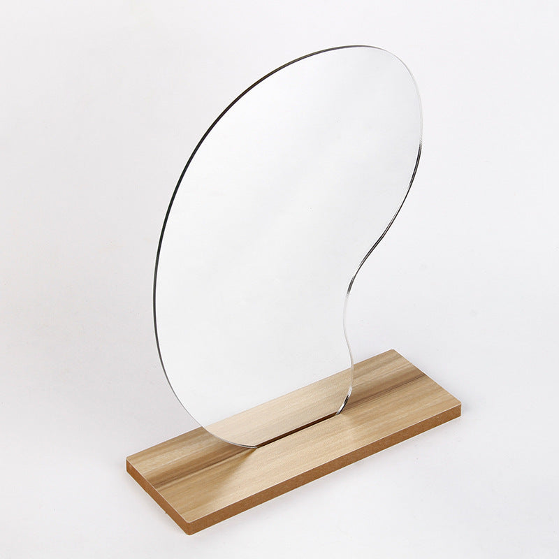 Irregular Makeup Mirror for Student Dorm Decor